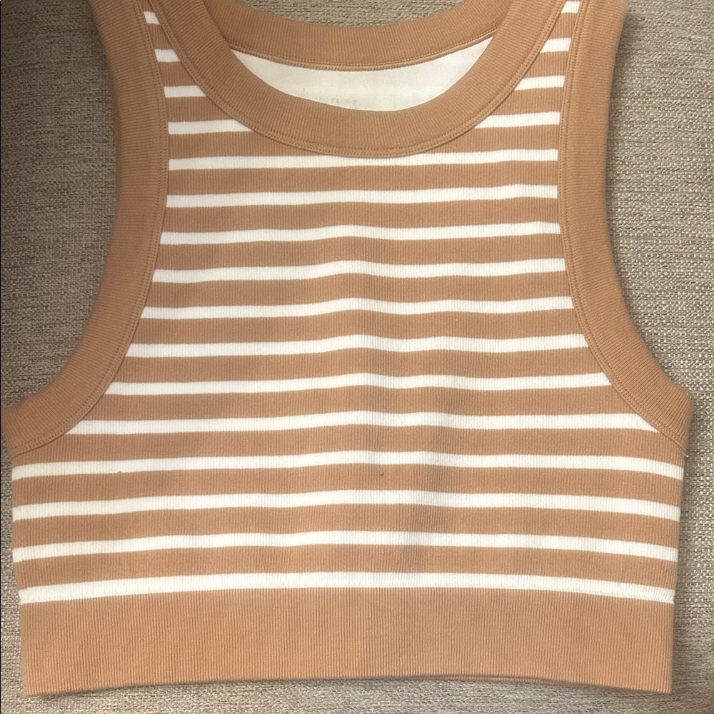Aerie offline striped crop top